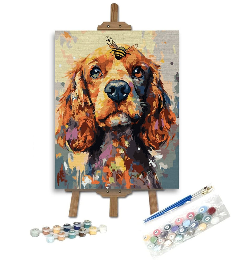 Cocker - Pictură pe numere - Pictorul Fericit