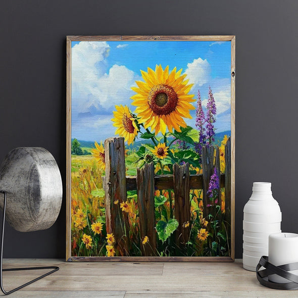 Colț de vară - Pictură pe numere - Pictorul Fericit