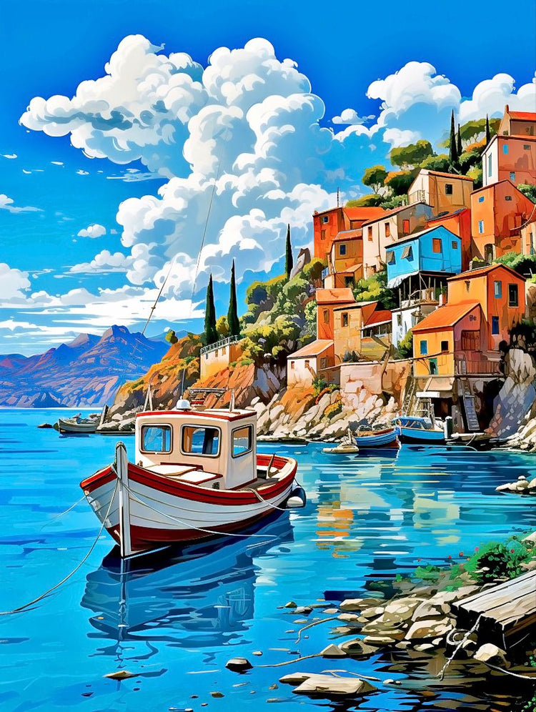 Corsica - Pictură pe numere - Pictorul Fericit