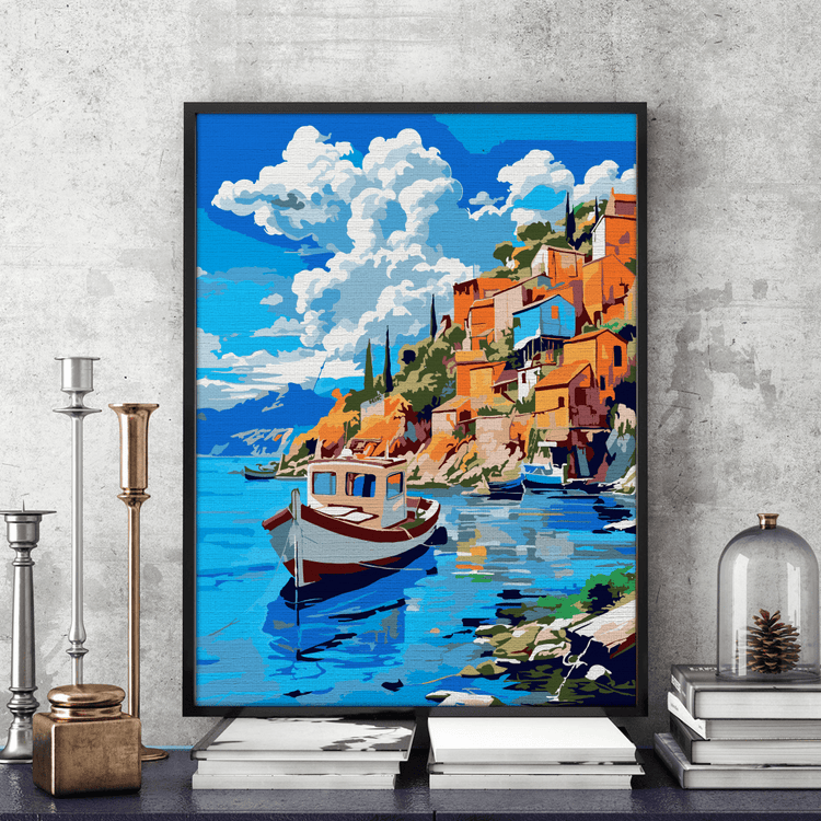 Corsica - Pictură pe numere - Pictorul Fericit