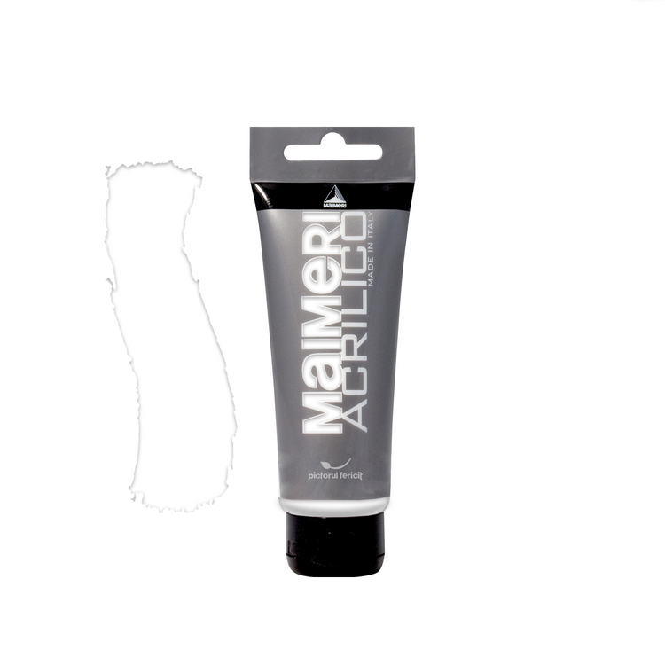 Culoare acrilică, bază de rășini acrilice, uscare rapidă, 75 ml Acrilico Maimeri
