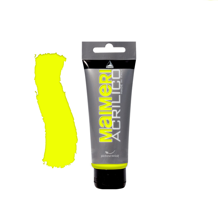 Culoare acrilică, bază de rășini acrilice, uscare rapidă, 75 ml Acrilico Maimeri