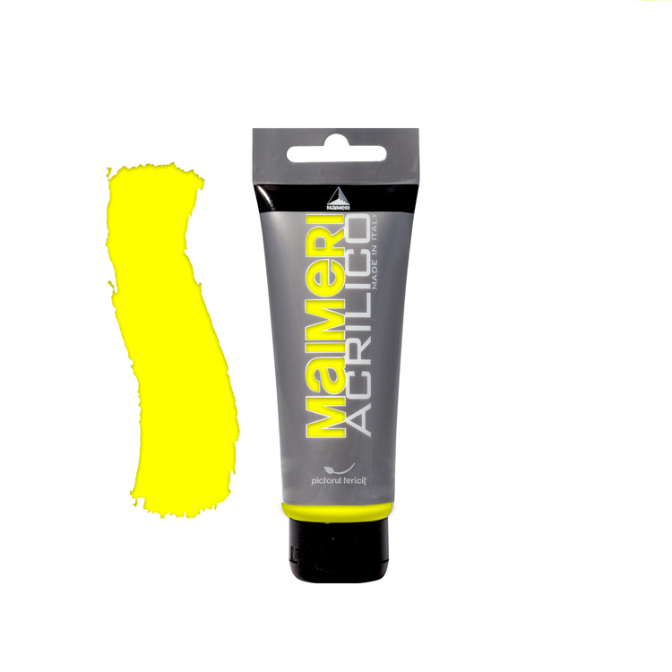 Culoare acrilică, bază de rășini acrilice, uscare rapidă, 75 ml Acrilico Maimeri