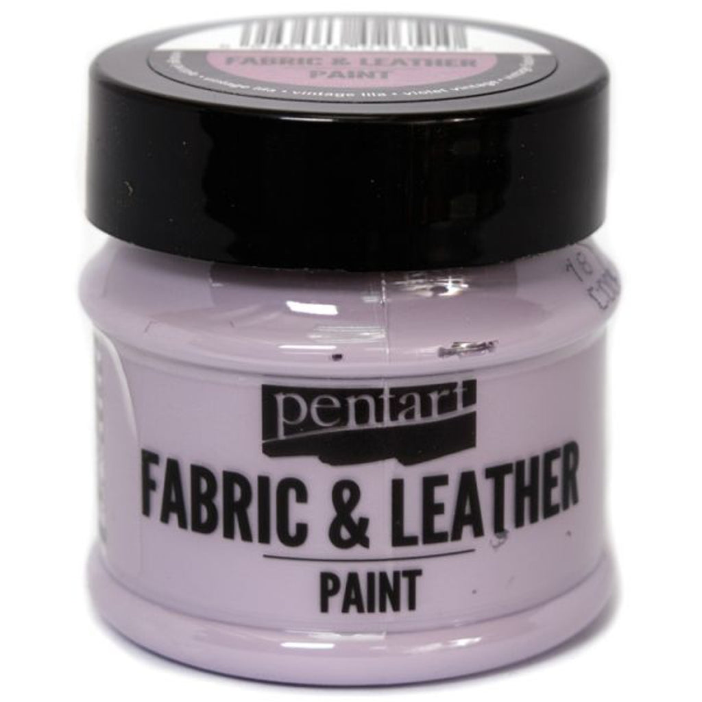 Culori pe bază de apă pentru piele/imitație de piele/textile/PVC, 50 ml, diverse culori, Pentart purple 