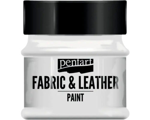 Culori pe bază de apă pentru piele/imitație de piele/textile/PVC, 50 ml, diverse culori, Pentart gri 
