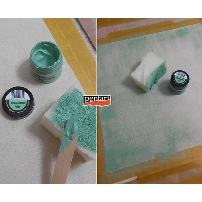 Culori pe bază de apă pentru piele/imitație de piele/textile/PVC, 50 ml, diverse culori, Pentart