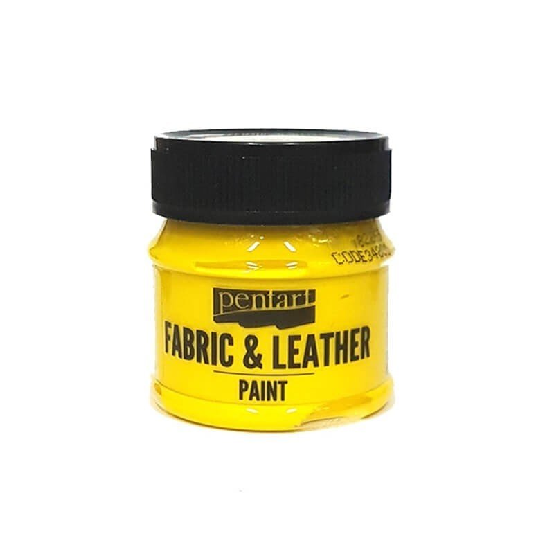Culori pe bază de apă pentru piele/imitație de piele/textile/PVC, 50 ml, diverse culori, Pentart - Pictorul Fericit