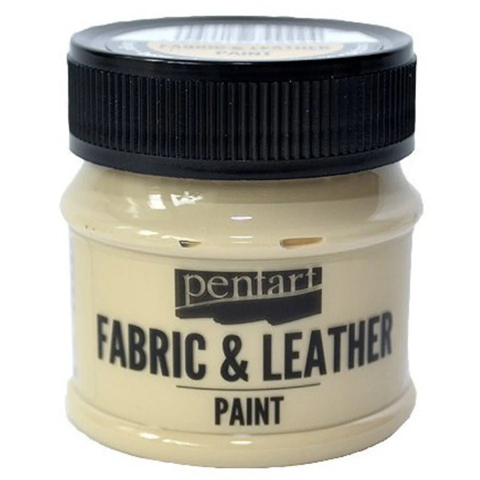 Culori pe bază de apă pentru piele/imitație de piele/textile/PVC, 50 ml, diverse culori, Pentart - Pictorul Fericit