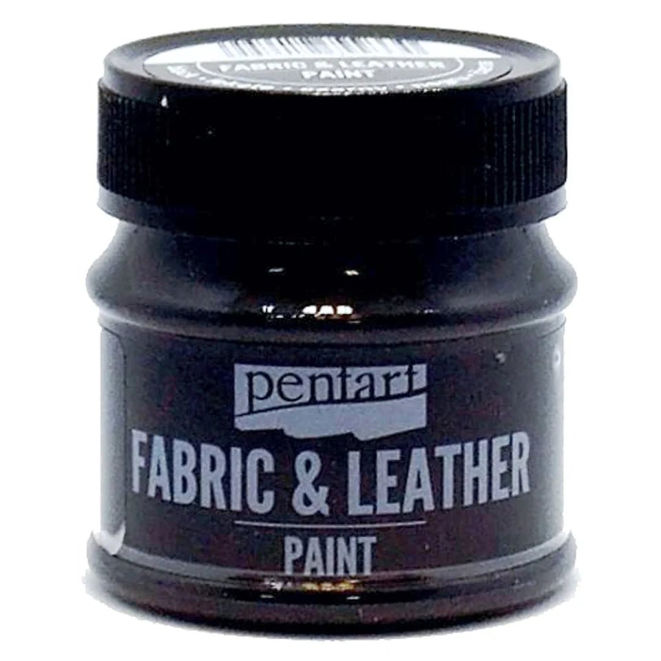 Culori pe bază de apă pentru piele/imitație de piele/textile/PVC, 50 ml, diverse culori, Pentart - Pictorul Fericit