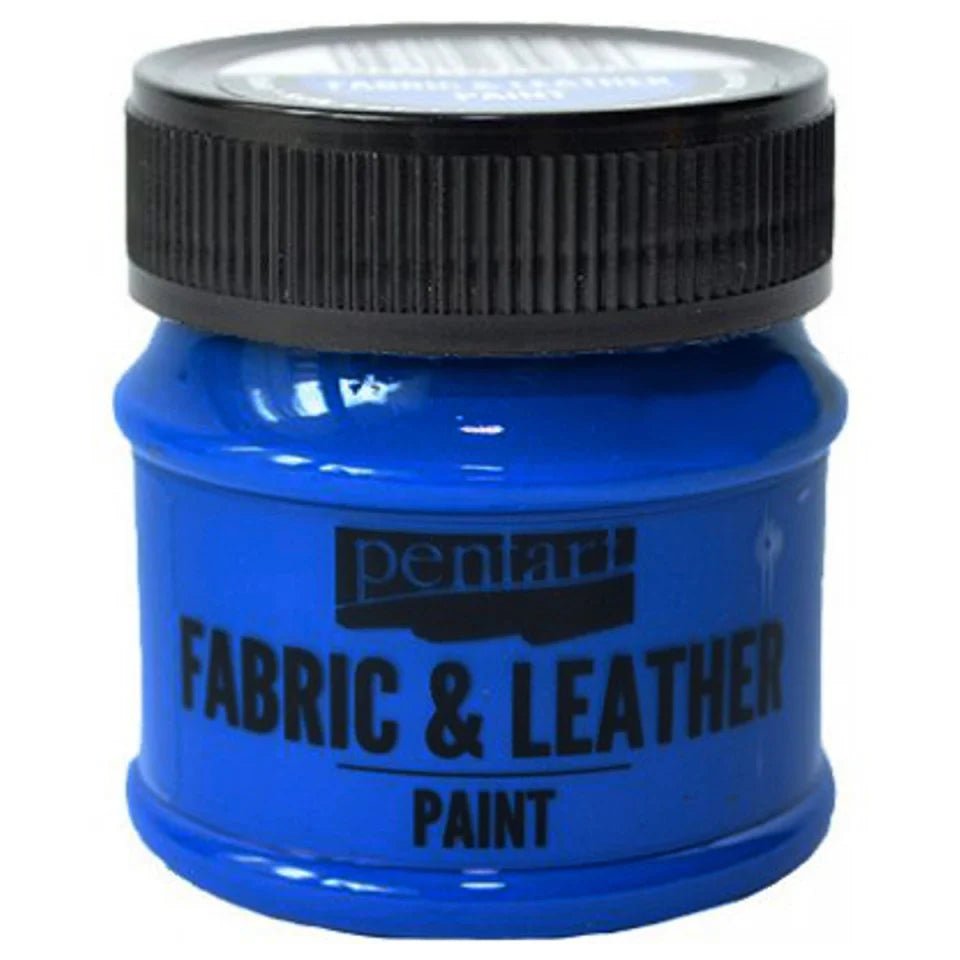 Culori pe bază de apă pentru piele/imitație de piele/textile/PVC, 50 ml, diverse culori, Pentart - Pictorul Fericit