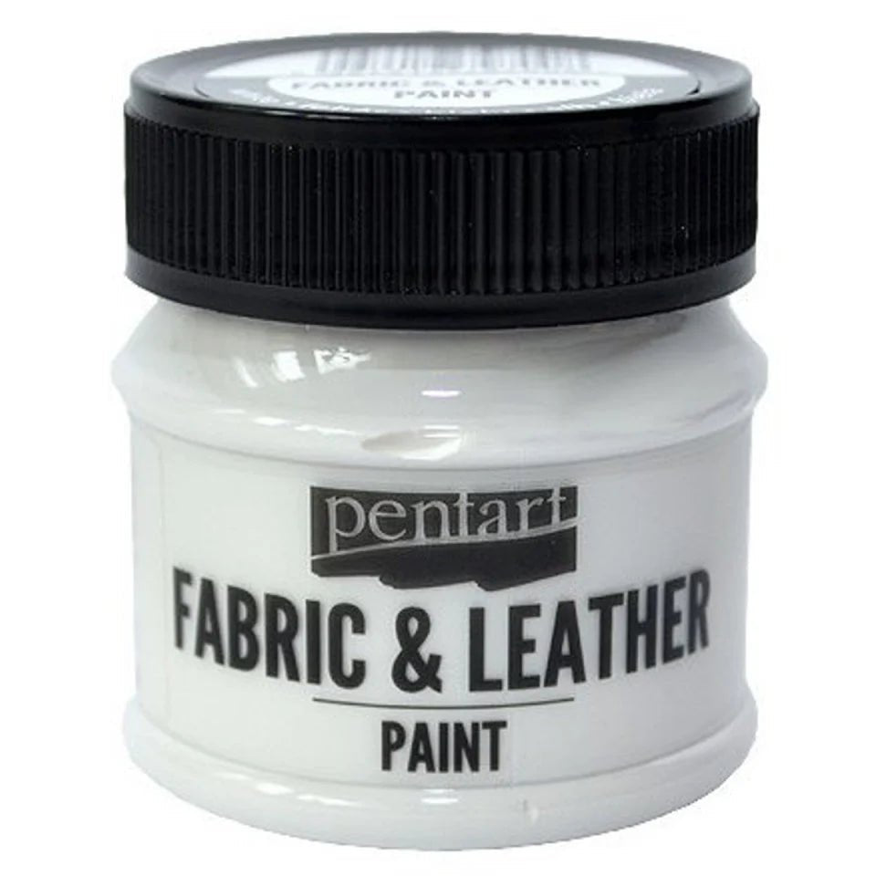 Culori pe bază de apă pentru piele/imitație de piele/textile/PVC, 50 ml, diverse culori, Pentart - Pictorul Fericit
