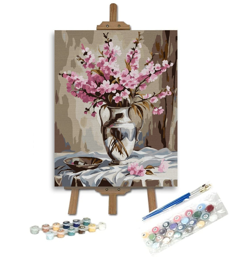 Floare de cireș - Pictura pe numere - Pictorul Fericit