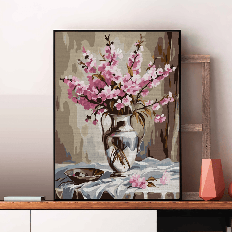 Floare de cireș - Pictura pe numere - Pictorul Fericit