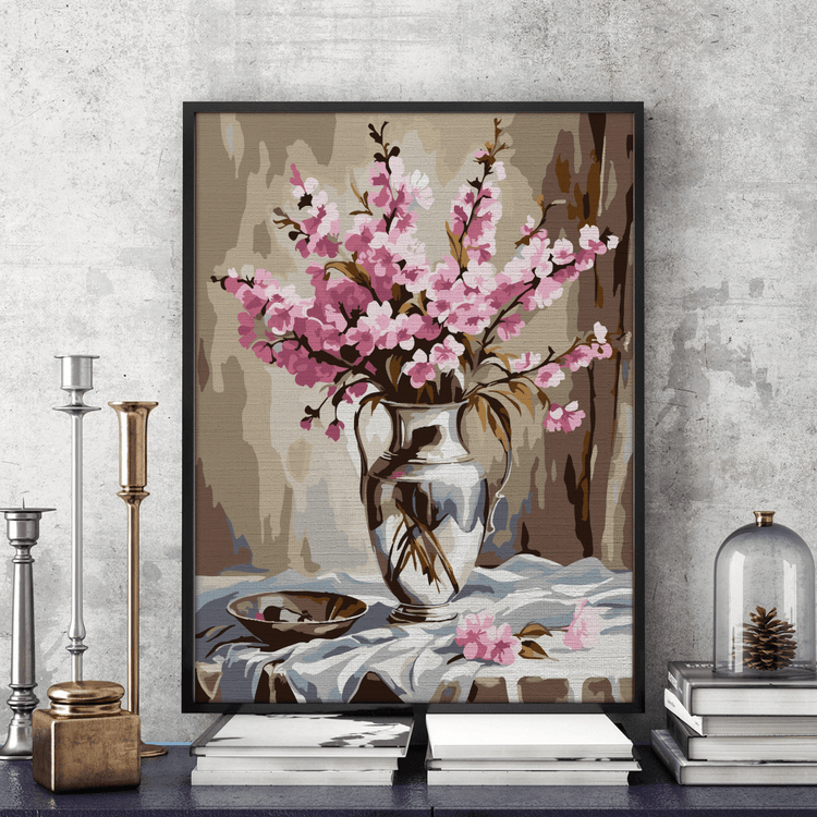 Floare de cireș - Pictura pe numere - Pictorul Fericit