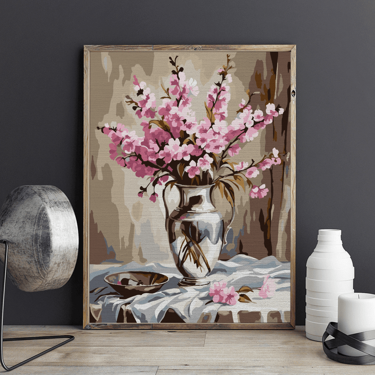 Floare de cireș - Pictura pe numere - Pictorul Fericit