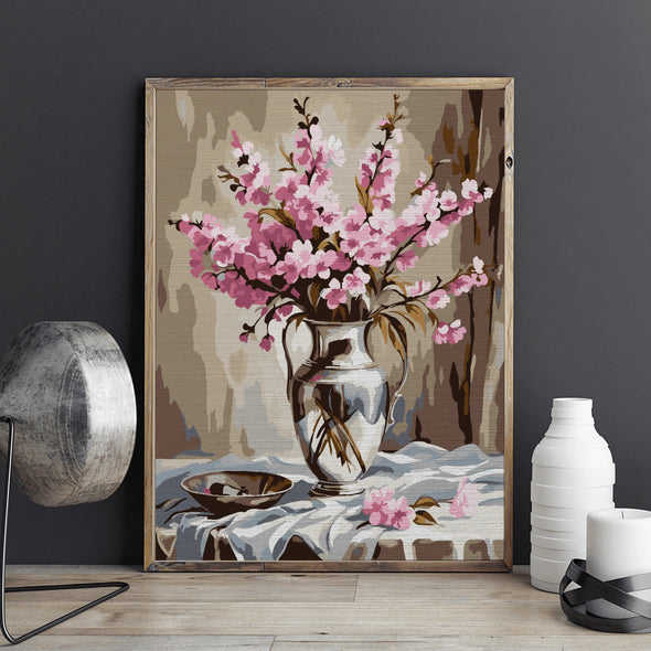 Floare de cireș - Pictura pe numere - Pictorul Fericit