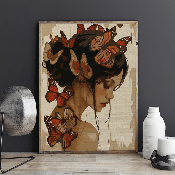 Fluturi - Pictură pe numere - Pictorul Fericit