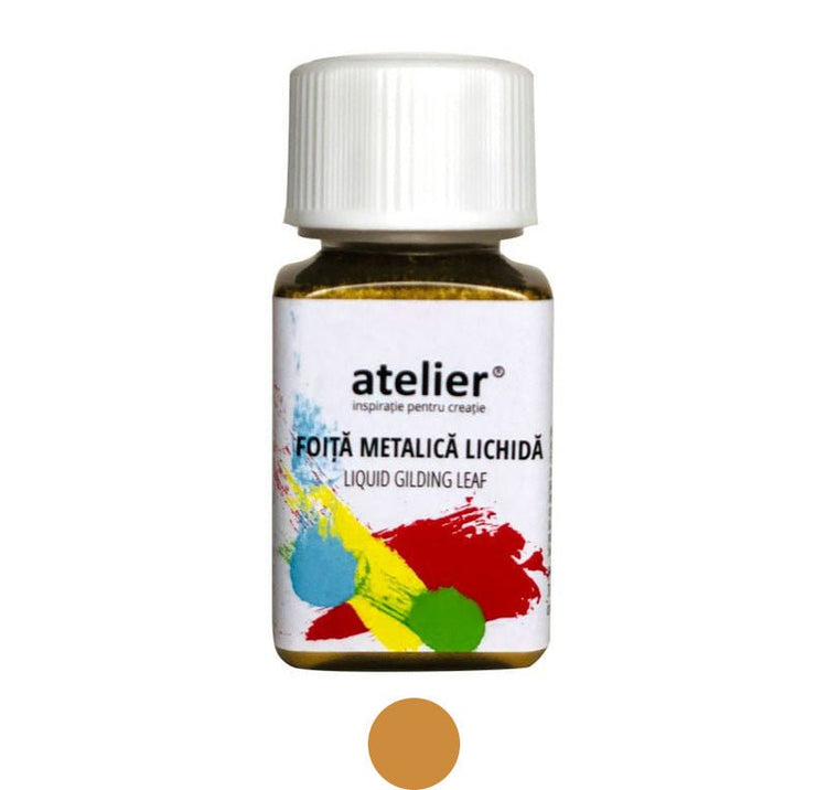 Foiță metalică lichidă Porporina, Atelier, 50 ml - Pictorul Fericit