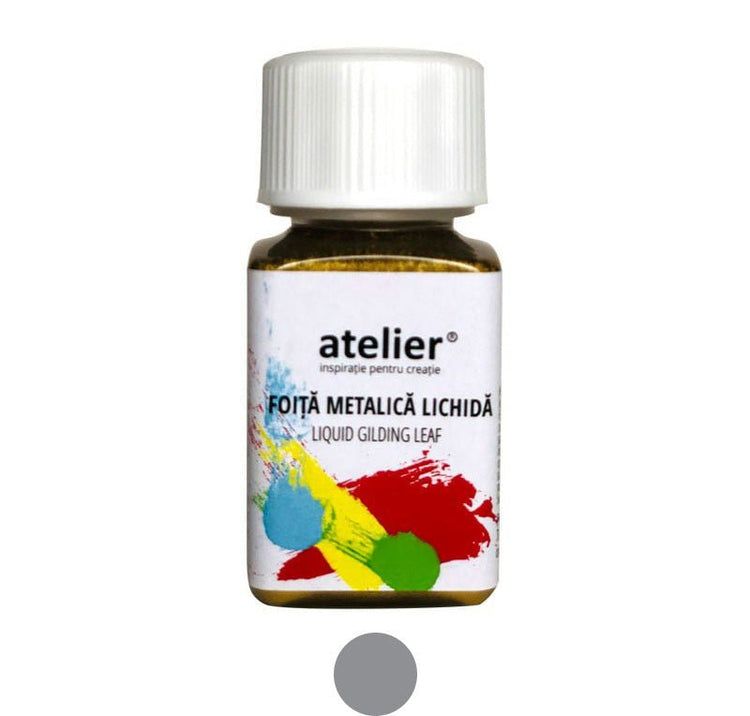 Foiță metalică lichidă Porporina, Atelier, 50 ml - Pictorul Fericit