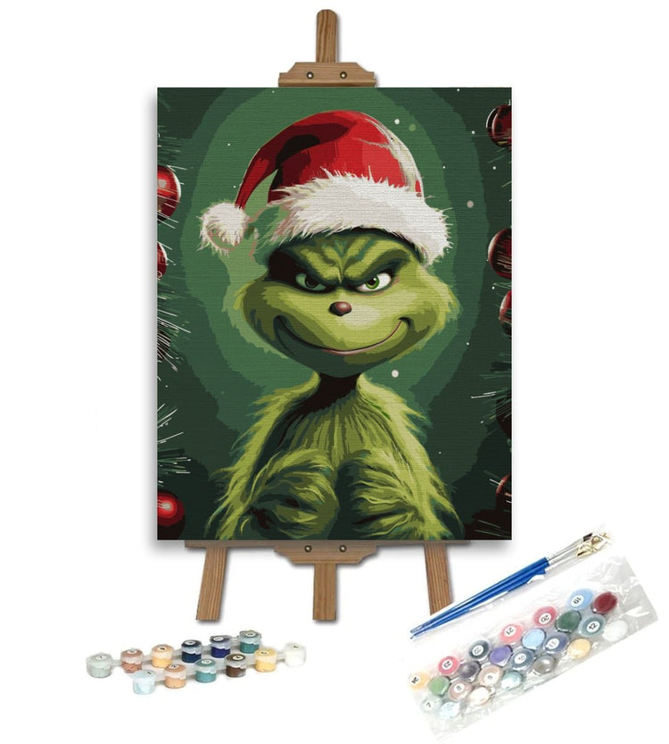Grinch - Pictură pe numere - Pictorul Fericit