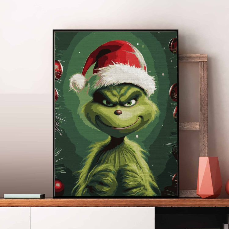 Grinch - Pictură pe numere - Pictorul Fericit