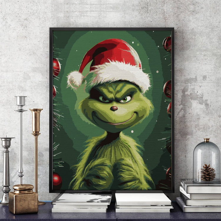 Grinch - Pictură pe numere - Pictorul Fericit