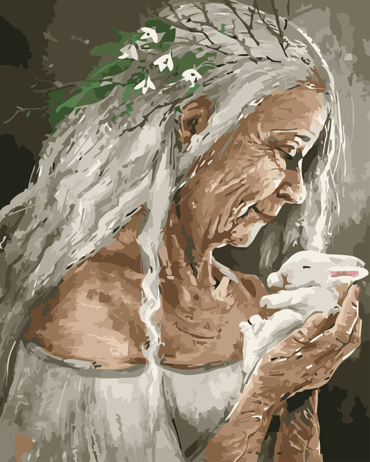Îmbătrânind frumos (Aging gracefully) - Pictură pe numere - Pictorul Fericit