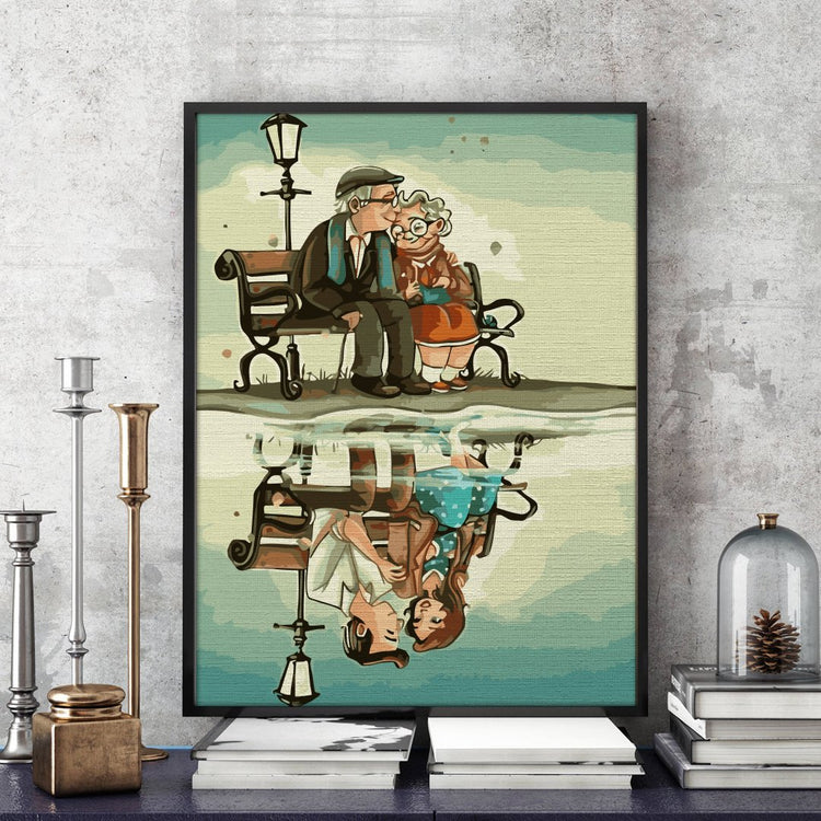 Iubirea vieții mele (Love of my life) - Pictură pe numere - Pictorul Fericit