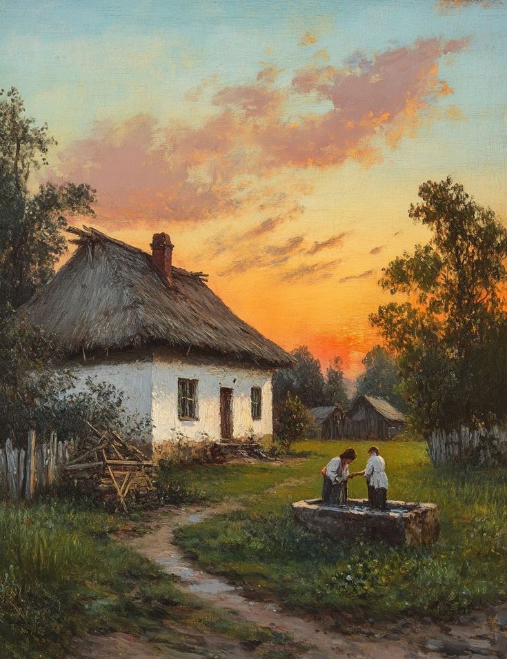 La asfințit - Pictură pe numere - Pictorul Fericit