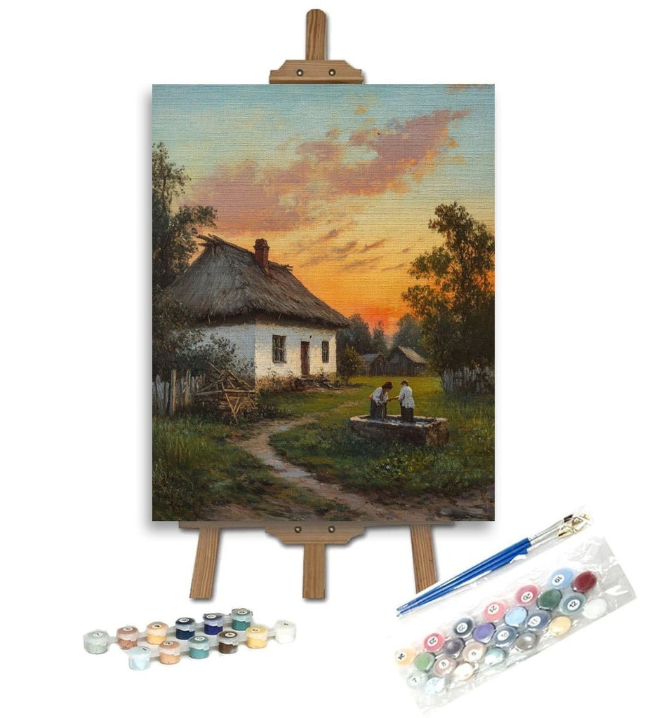 La asfințit - Pictură pe numere - Pictorul Fericit