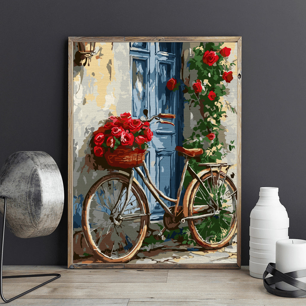 La plecare - Pictură pe numere - Pictorul Fericit