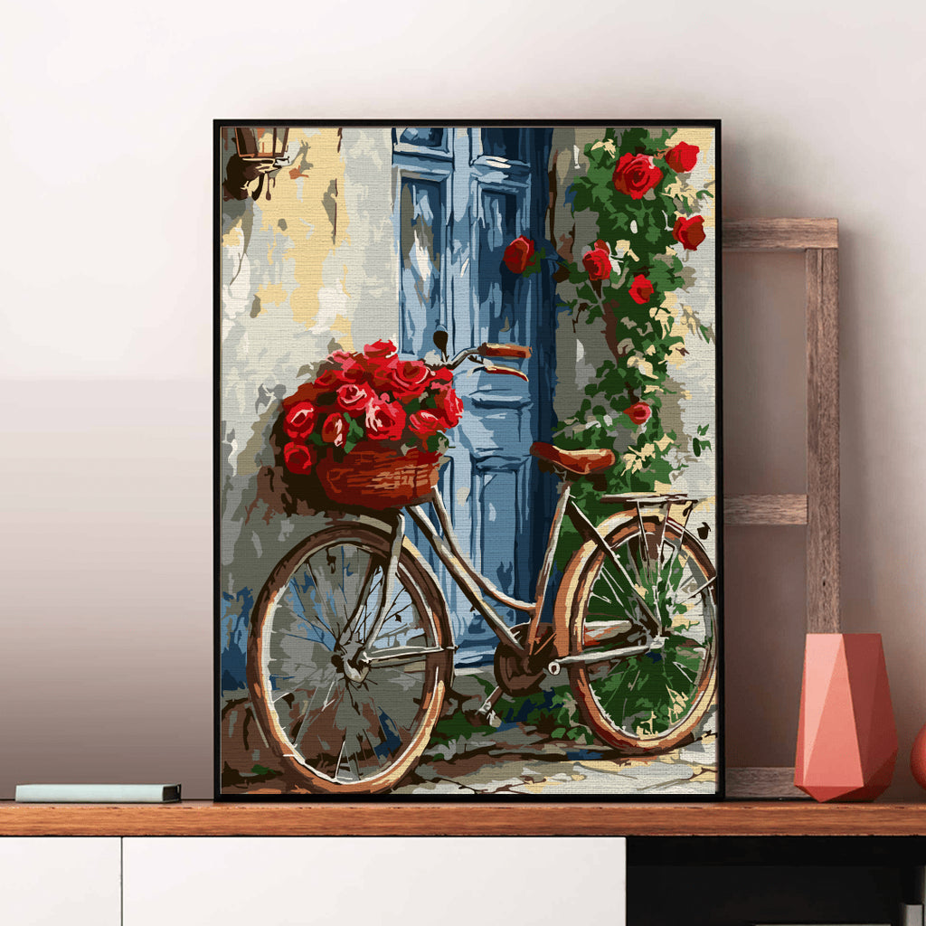 La plecare - Pictură pe numere - Pictorul Fericit