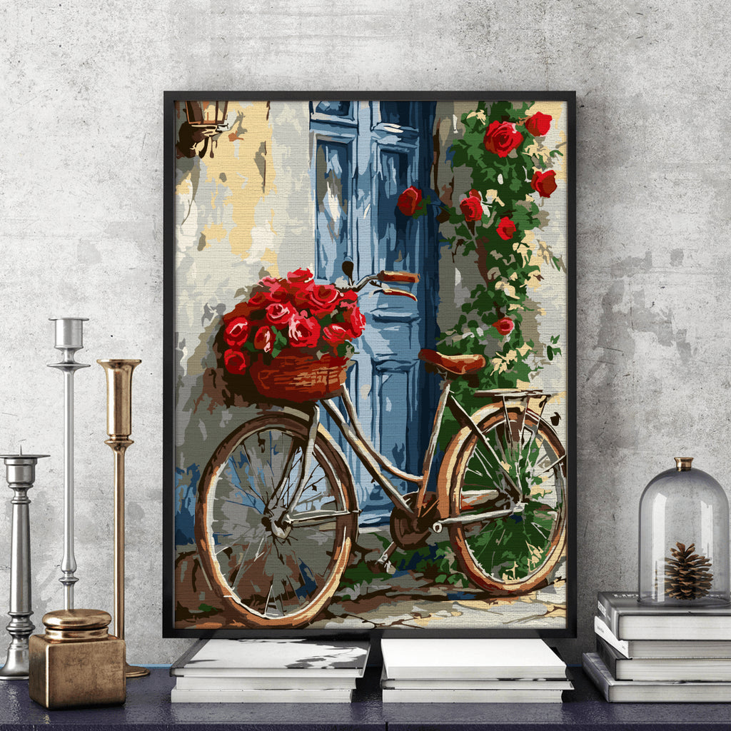 La plecare - Pictură pe numere - Pictorul Fericit