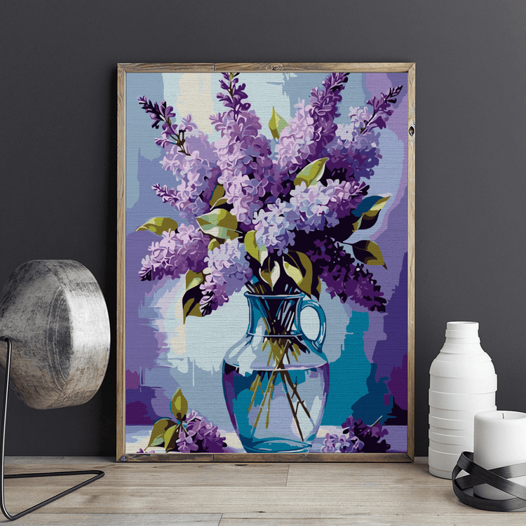 Liliac parfumat - Pictură pe numere - Pictorul Fericit