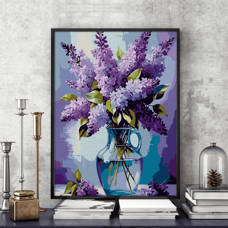 Liliac parfumat - Pictură pe numere - Pictorul Fericit