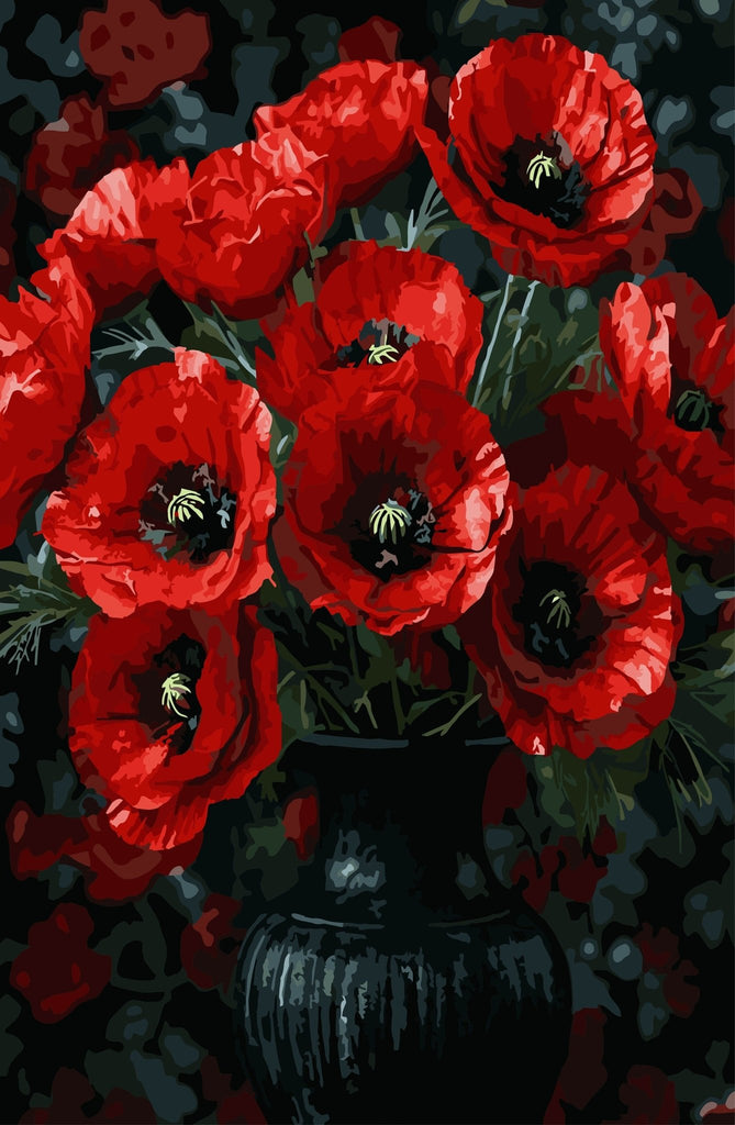 Maci catifelați - Pictură pe numere - Pictorul Fericit