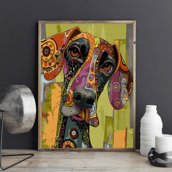 Marele danez - Pictură pe numere - Pictorul Fericit