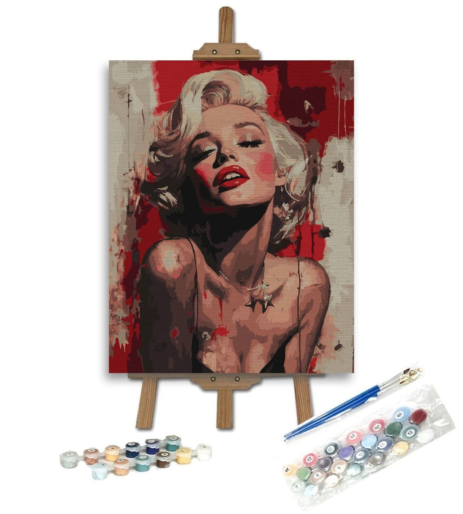 Marilyn Monroe - Pictură pe numere - Pictorul Fericit