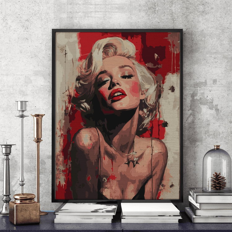 Marilyn Monroe - Pictură pe numere - Pictorul Fericit