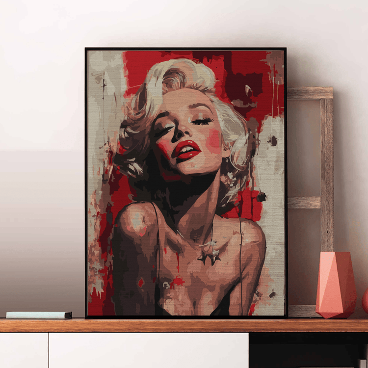 Marilyn Monroe - Pictură pe numere - Pictorul Fericit