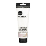 Mediu acrilic Simply Daler Rowney, gel cu reflexie sidefată, uscare rapidă, 250 ml