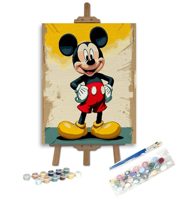 Mickey - Pictură pe numere - Pictorul Fericit