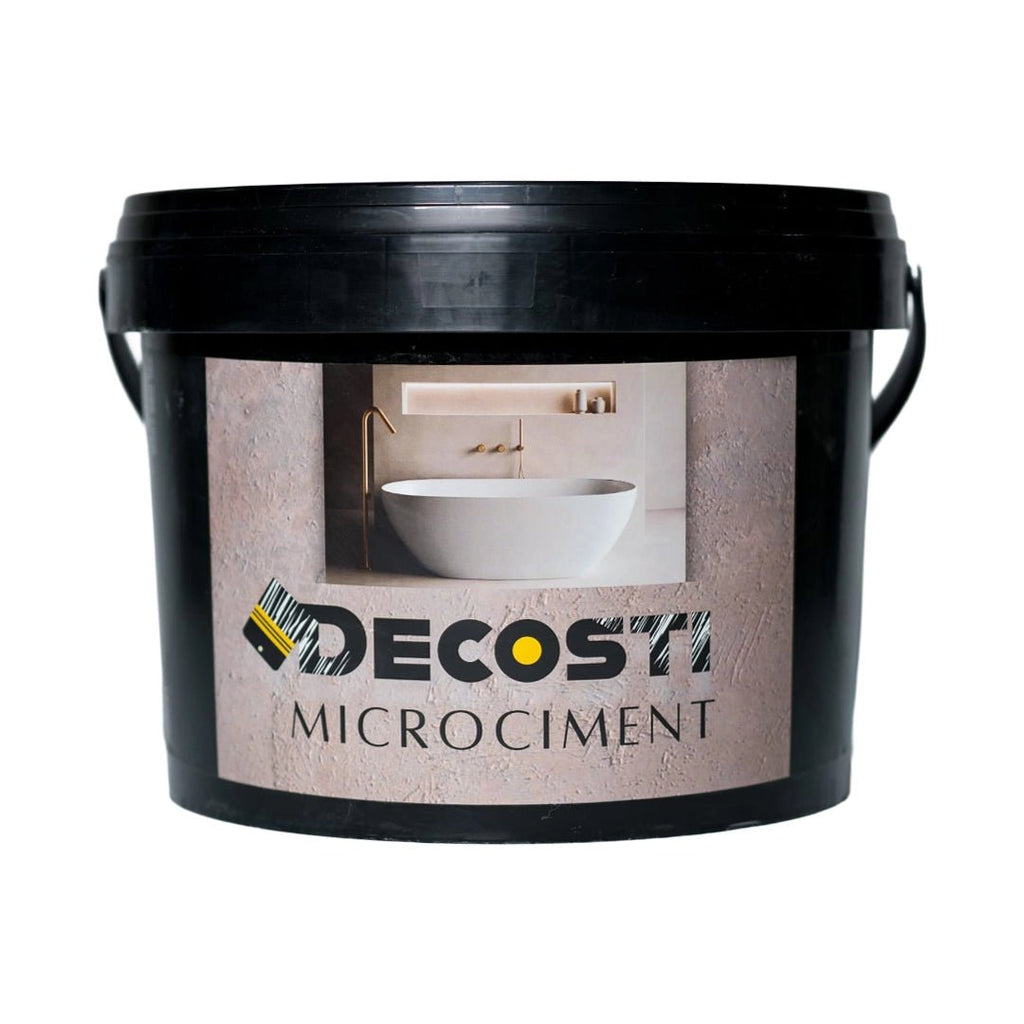 Microciment decorativ premium, pentru interior, Decosti, 15 kg - Pictorul Fericit