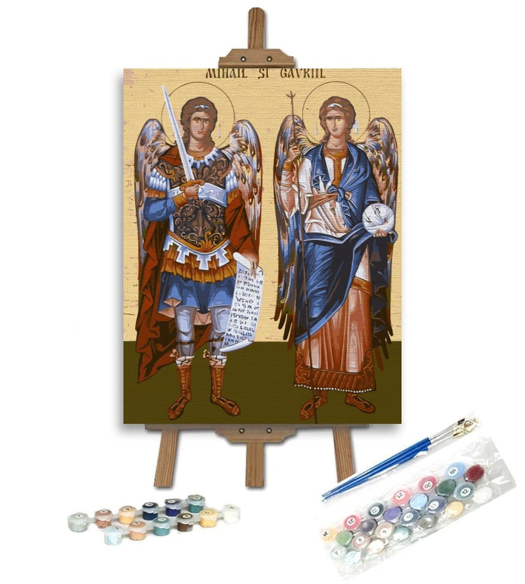 Mihail și Gavril - Pictură pe numere - Pictorul Fericit