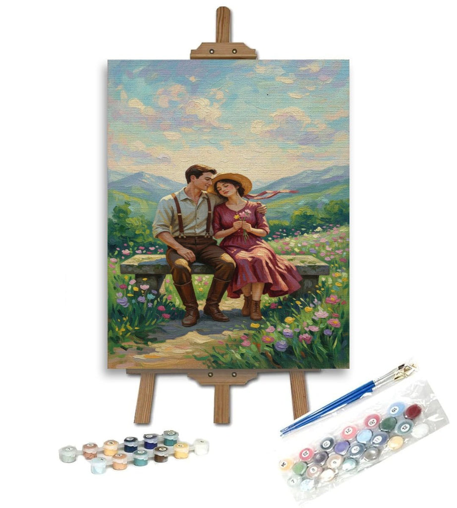 Noi doi - Pictură pe numere - Pictorul Fericit
