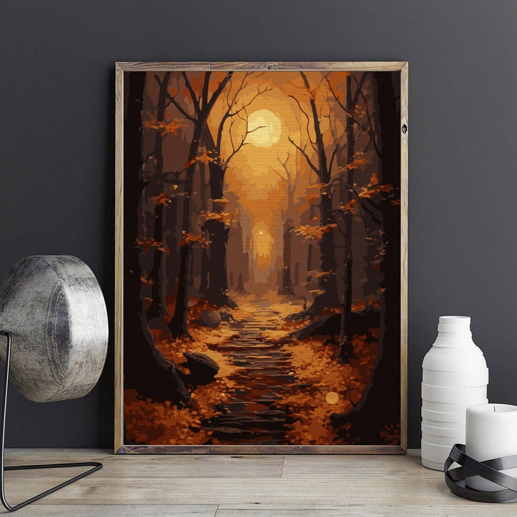 Pădurea fermecată (Magic Forest) - Pictură pe numere - Pictorul Fericit