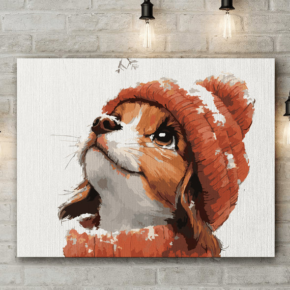 Primul fulg - Pictură pe numere - Pictorul Fericit