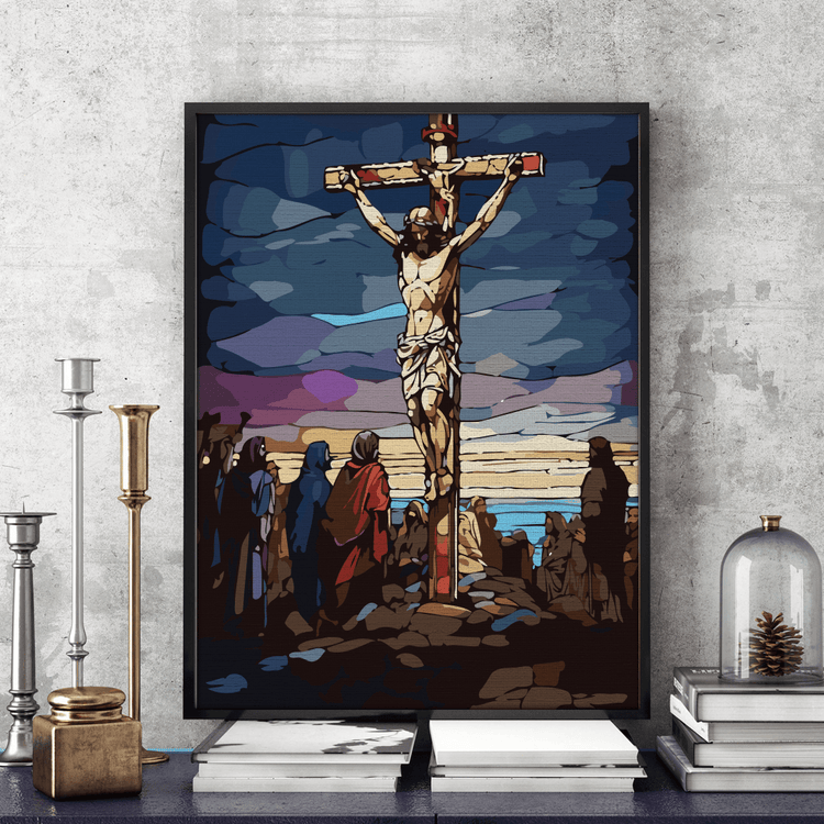 Sacrificiu suprem - Pictură pe numere - Pictorul Fericit