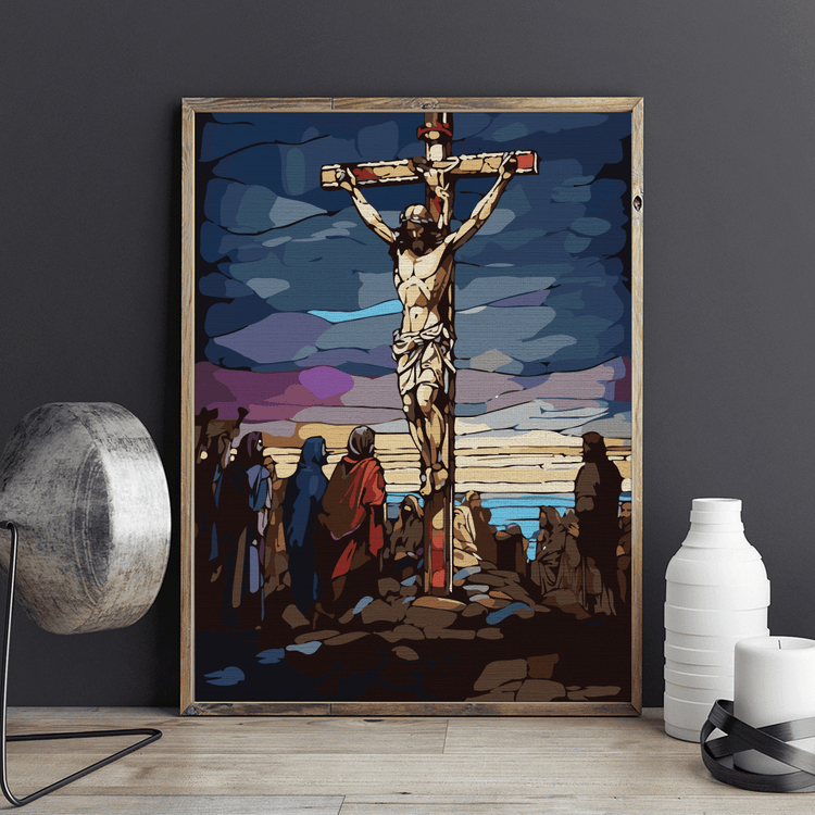 Sacrificiu suprem - Pictură pe numere - Pictorul Fericit