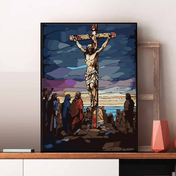 Sacrificiu suprem - Pictură pe numere - Pictorul Fericit